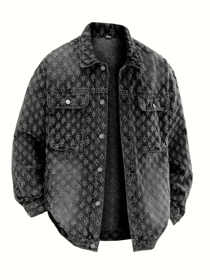 MATEO Distressed Denim Jacket