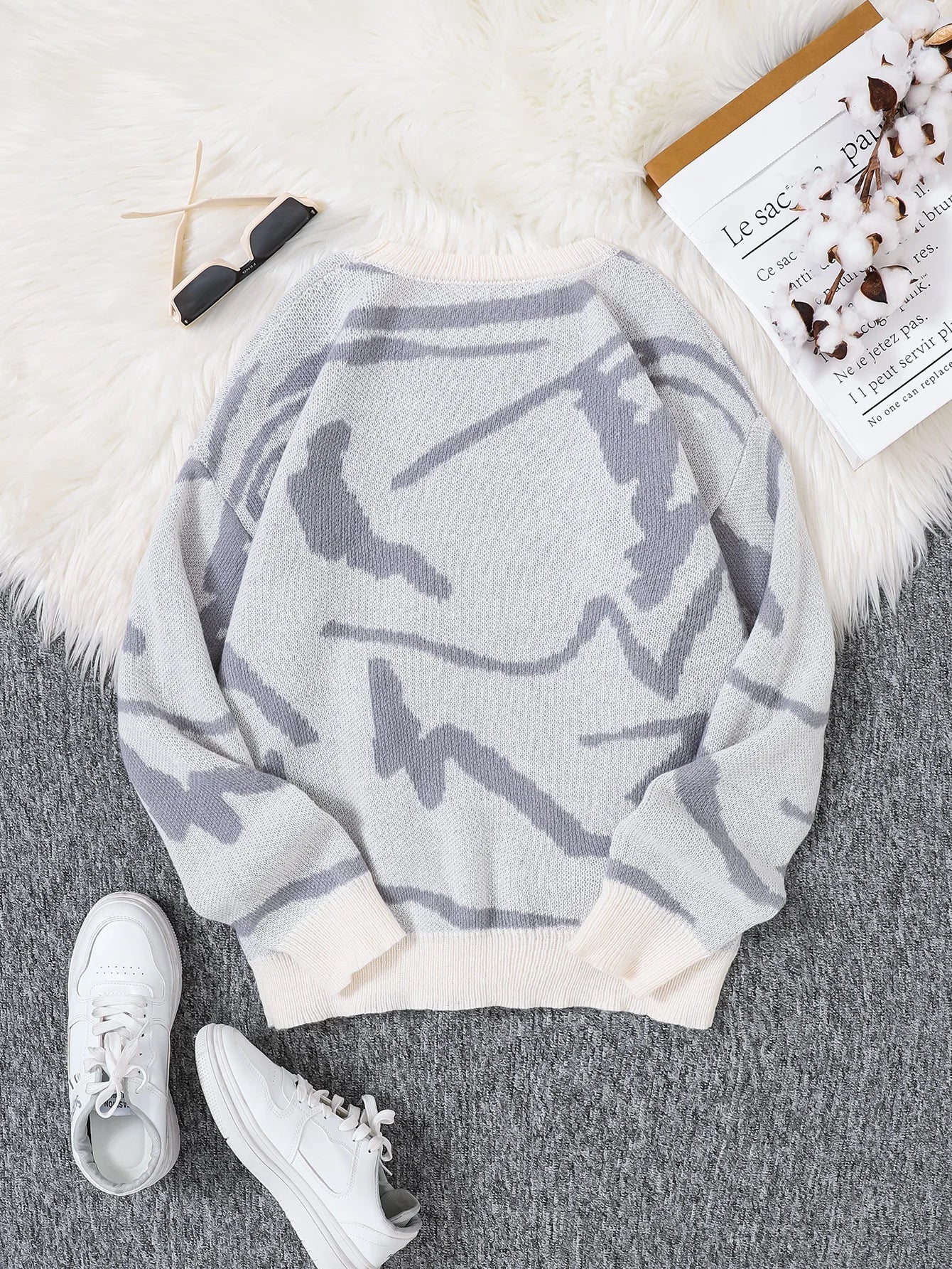 Avant-Garde Knit Sweater