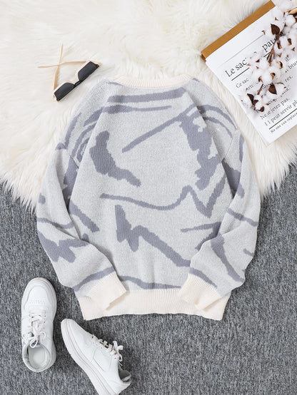 Avant-Garde Knit Sweater