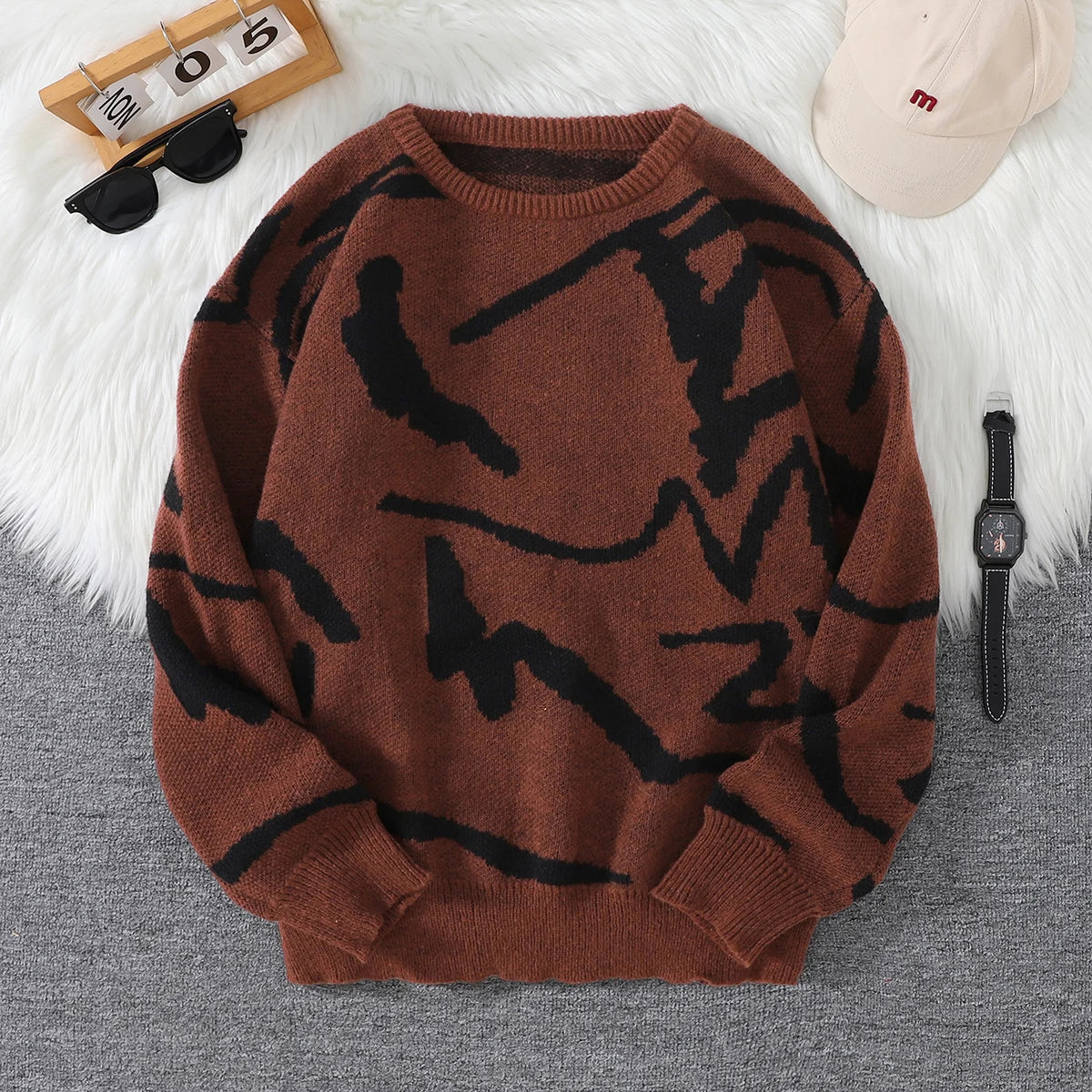 Avant-Garde Knit Sweater