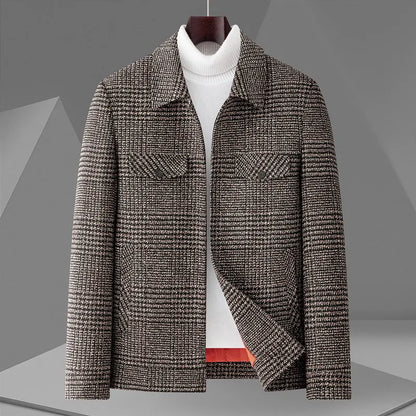 DiNatale Plaid Short Coat