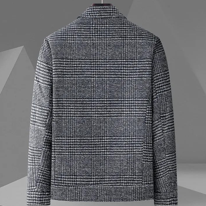 DiNatale Plaid Short Coat